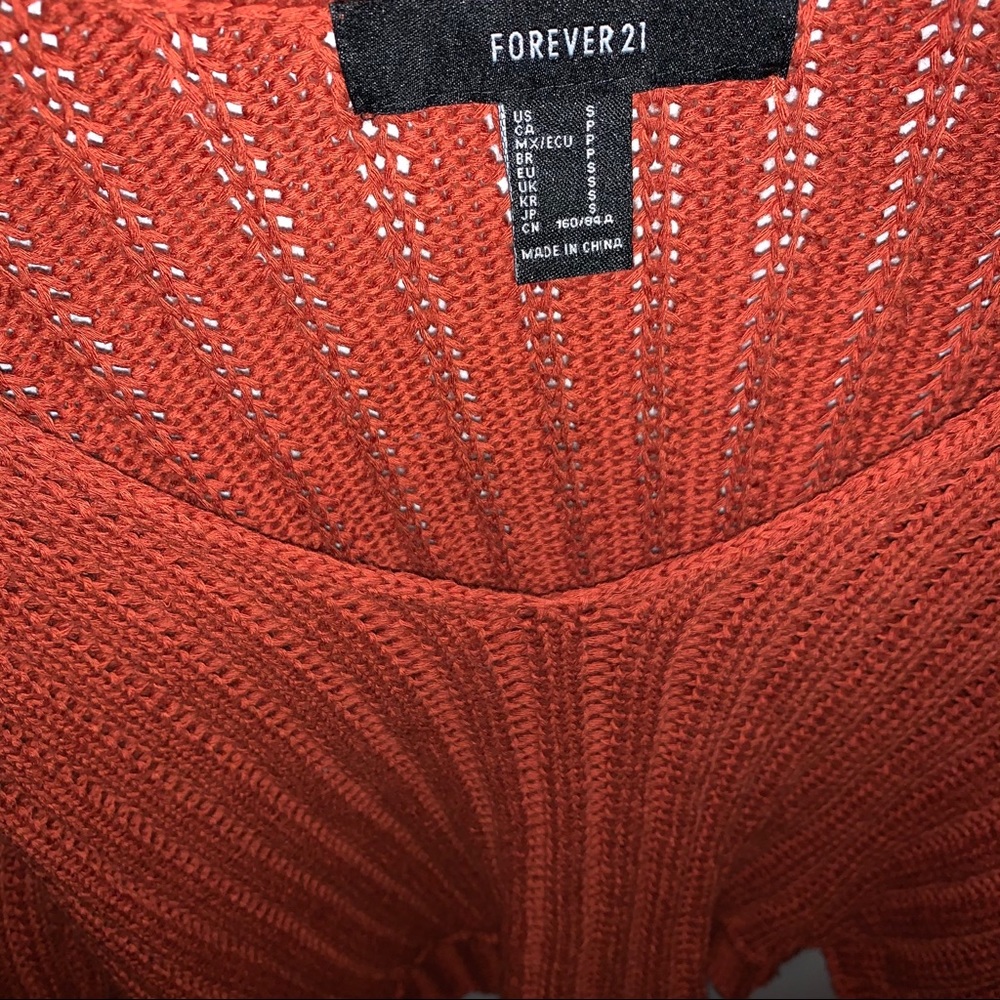 A cute fall see through long sleeve